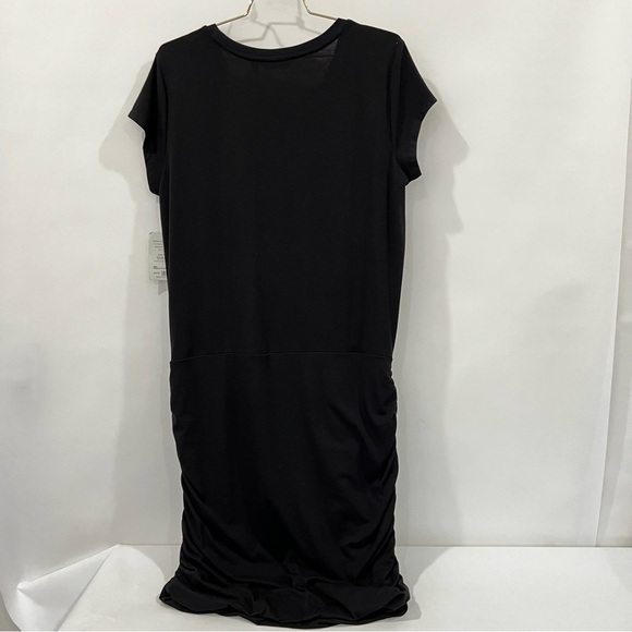 Athleta Topanga Tee Dress Size XL Bottom Side Ruching - Picture 5 of 10